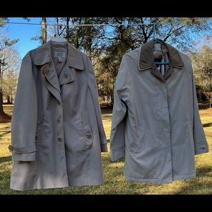 London fog women’s trench coat and jacket